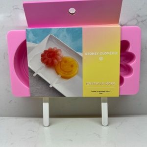 Smiley & Daisy Silicone Popsicle Mold Pink - Stoney Clover Lane x Target